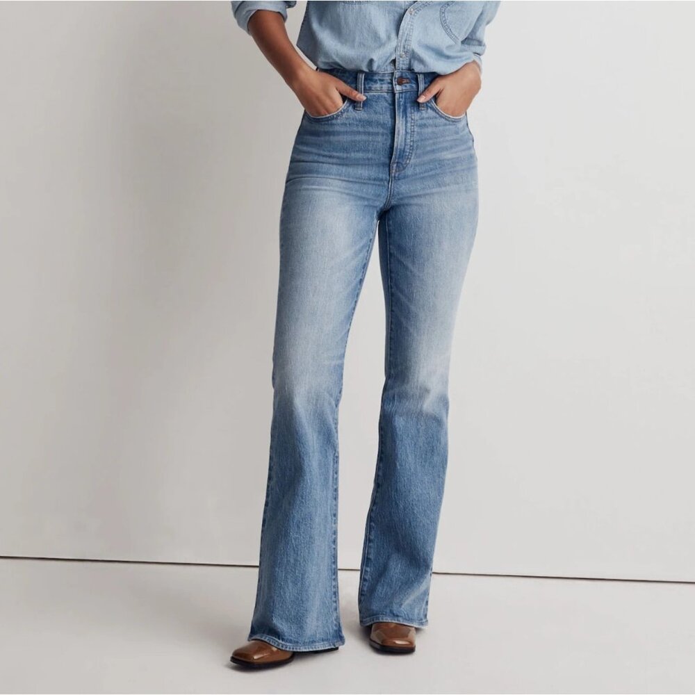 Madewell Light Blue Flare Jeans